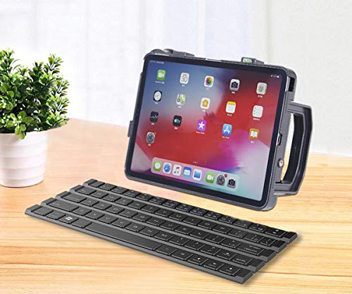 MegaMount Multimedia Rig Case Stabilizer for Apple iPad Pro 12.9" Latest 2021-22 5th Gen M1 2020 4th GEN and 2018 3rd Gen Attach Lenses Lights Mics for Video Recording. Mounts on Tripods and Monopods