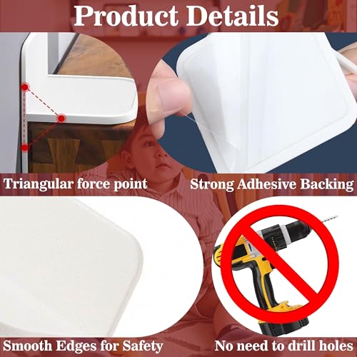 haizusai hollow-wall anchors for playpen stabilizers, anti-tip furniture anchors, and childproof cabinet anchoring kit