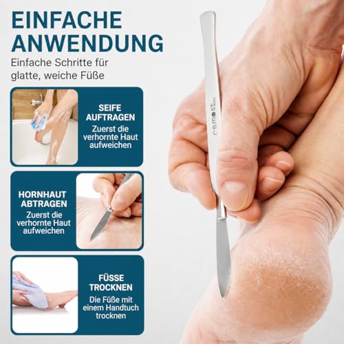 Remos Scalpel with Ground Edge 16 cm Rustproof for Calluses