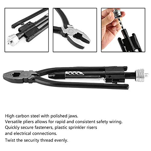 Wire twisting pliers, 9 inch wire pliers, safety wire pliers, safety wire twisting pliers, twister locking quick pliers, hand tool for DIY enthusiasts and professionals