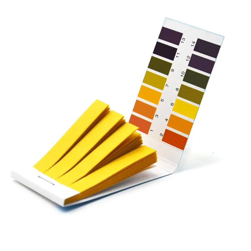 [Australia - AusPower] - 10 Pack PH Test Strips Set 800Pcs, pH 1-14 Litmus Paper pH Indicator Strips, Acid Alkali Test Paper for Teaching, Student, Chemistry Experiment, Saliva Urine Water Soil & Diet pH Monitoring 10Pack pH Test Strips 