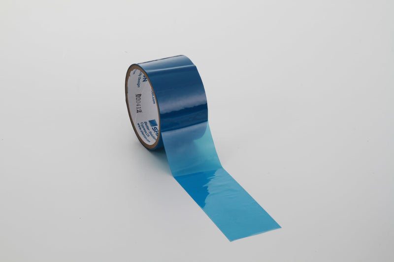 Caplugs PC90-6000 – PC90-SH Series – 1 Mil Thick Blue Polyester Tape, 1 Roll, 6" W x 72 Yds L, 2 Mil Silicone Adhesive, High Temperature Masking, Powder Coating, E-Coating, Anodizing (SH-47948)