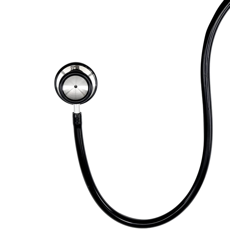 [Australia - AusPower] - Ever Ready First Aid Deluxe Dual-Head Teaching Stethoscope for Medical Training, Nursing Students and Teachers – Black 