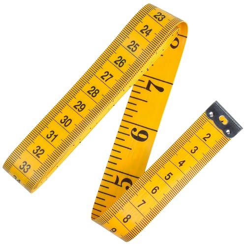 Extra Long 300cm Tailor Tape Measure Tape Measure Yellow 3 Meters / 120 Inches 1