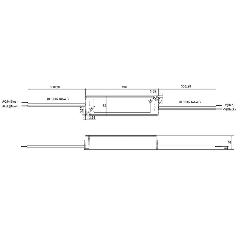 MeanWell, LPV-100-24 LED Power Supply, 100W, 24V, 4.2A