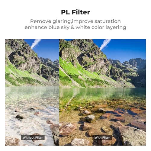 K&F CONCEPT ND & CPL Filter Set Compatible with DJI NEO UV+CPL+ND8+ND16+ND32+ND64