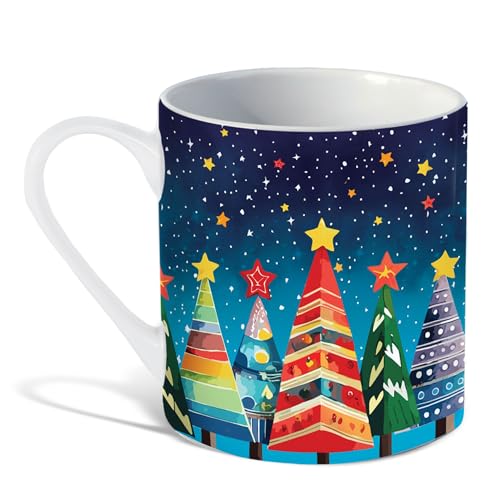 Christmas Mug with Gift Box, Christmas Tree, Christmas Gift for Women & Men