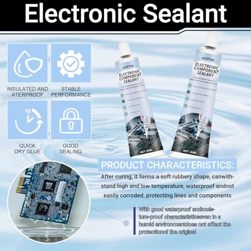 ROFPM 100ml silicone conformal coating for electronics and circuit board protection