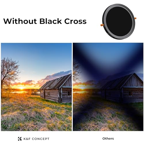 K&F CONCEPT 58mm Variable ND2-32 & CPL Polarizing Effect in 1 Lens Filter
