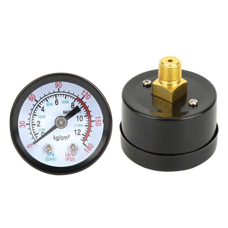 [Australia - AusPower] - Pressure Gauge Air Compressor Pressure Gauge Y40 Iron Shell Instrument Pressure Gauge for Screw Compressors Piston Compressors 