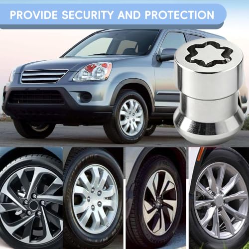 AAAWZDWD wheel lock lug nuts for Honda Accord, Civic, Clarity, CR-V and HR-V, #08W42-SCV-102