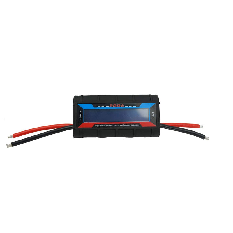 [Australia - AusPower] - 200A RC Watt Meter, High Precision Power Analyzer, DC 0-60V Volt Amp Watt Checker Tester, with Digital LCD Screen- for Voltage(V) Current(A) Power(W) Charge(Ah) and Energy(Wh) Measurement 200A 