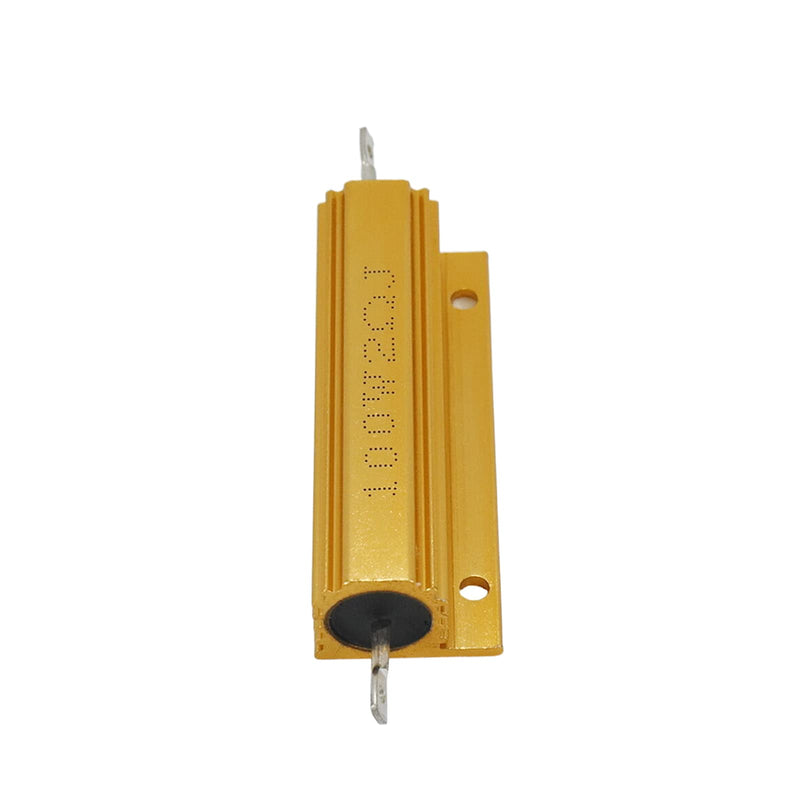 [Australia - AusPower] - 100 Watt 2 Ohm Resistor Aluminum Case Wirewound Chassis Mounted 2Pcs 100W 2 Ohm 