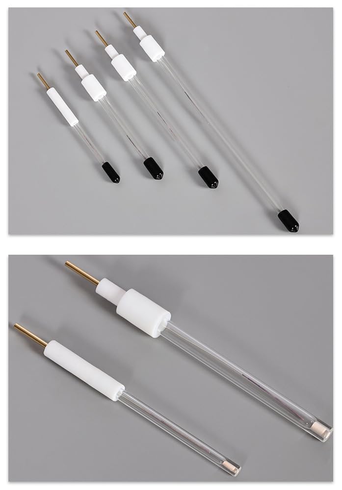 [Australia - AusPower] - Silver Chloride Silver Reference Electrode, Ag/Agcl Reference Electrode, 1 Pcs Silver Silver Chloride Electrode (Diameter 4mmX50mm Length) Diameter 4mmX50mm Length 