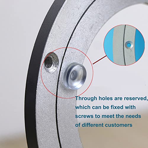 Aluminium Alloy Turntable Bearing, Heavy Duty Swivel Turntable Lazy Susan Rotating Bearing Turntable Round Dining Table Smooth Swivel Plate Hardware, 16" 400mm - 16inch