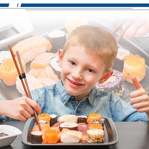 Tioncy reusable chopstick helpers for kids, set of 200 training holders to assist with proper chopstick grip and use.