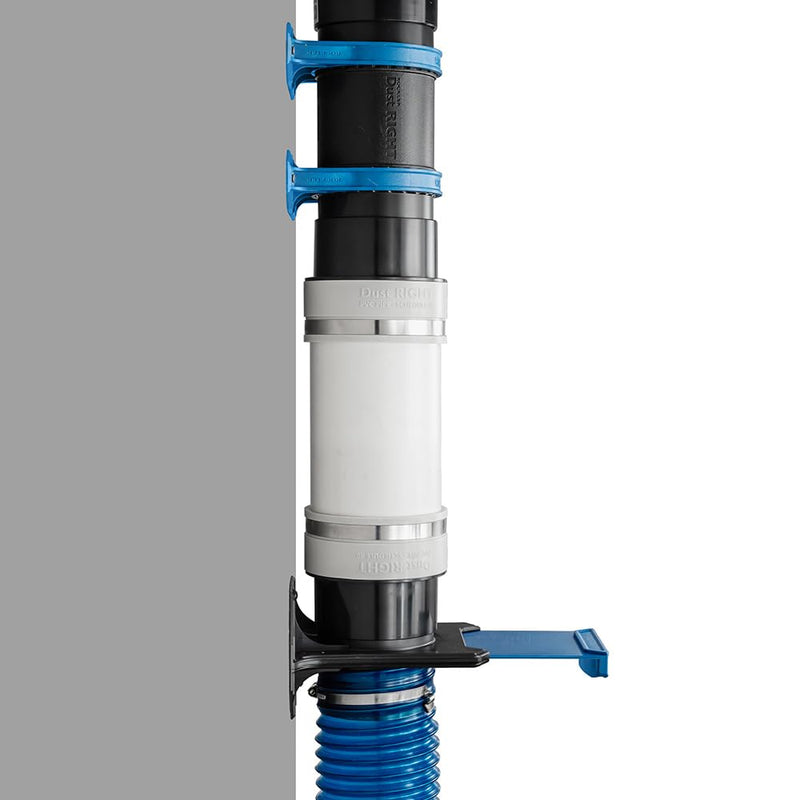 [Australia - AusPower] - Rockler 4" to 4" Ready-Mount Self Cleaning Blast Gate – Durable Polymer Dust Control Valve with Built-In Bracket – High Airflow Performance, Simple Installation – Ideal for Woodshop Collection Setup 
