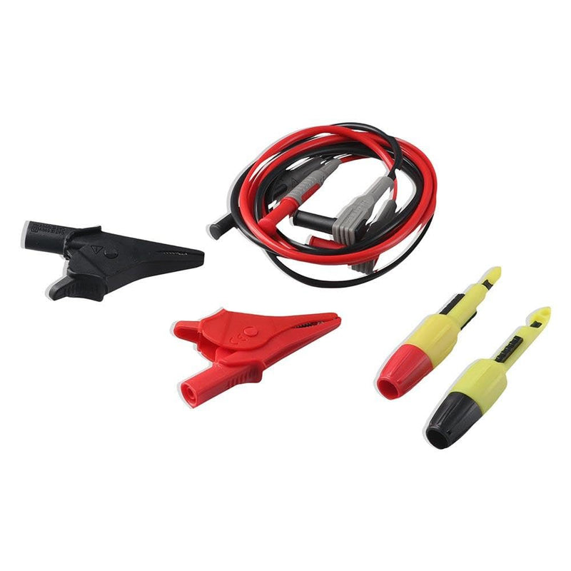 [Australia - AusPower] - 6pcs Multimeter Test Leads Kit,Banana Plug Leads with Heavy Duty Alligator Clips,Wire Piercing Probe Clips,Piercing Clip for Automotive Repair 