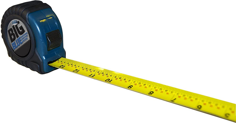 [Australia - AusPower] - Century Drill & Tool's Big Blue Tape Measure - 33-Foot, Durable and Accurate Measuring Tape with Magnetic Tip for Easy Use, Perfect for DIY and Professional Projects 