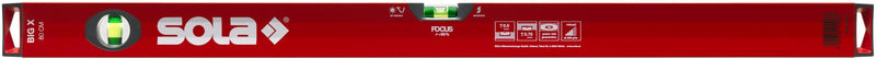 [Australia - AusPower] - Sola water spirit level, red, BIG X 80 