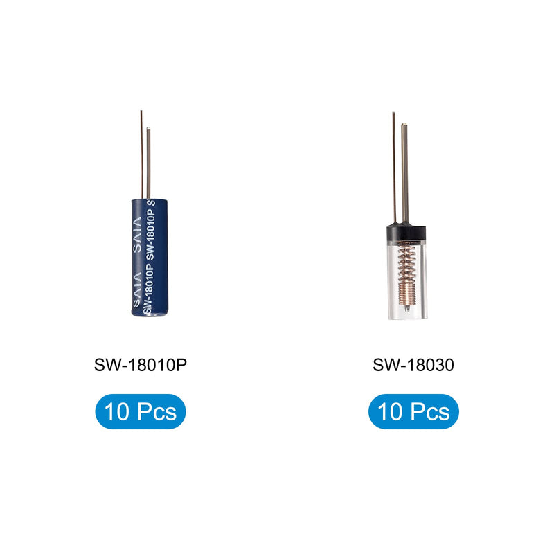 Quartzman SW-18030 SW-18010P Vibration Switch 5mA Spring Clear Blue Set of 10 | Electronic sensor switch