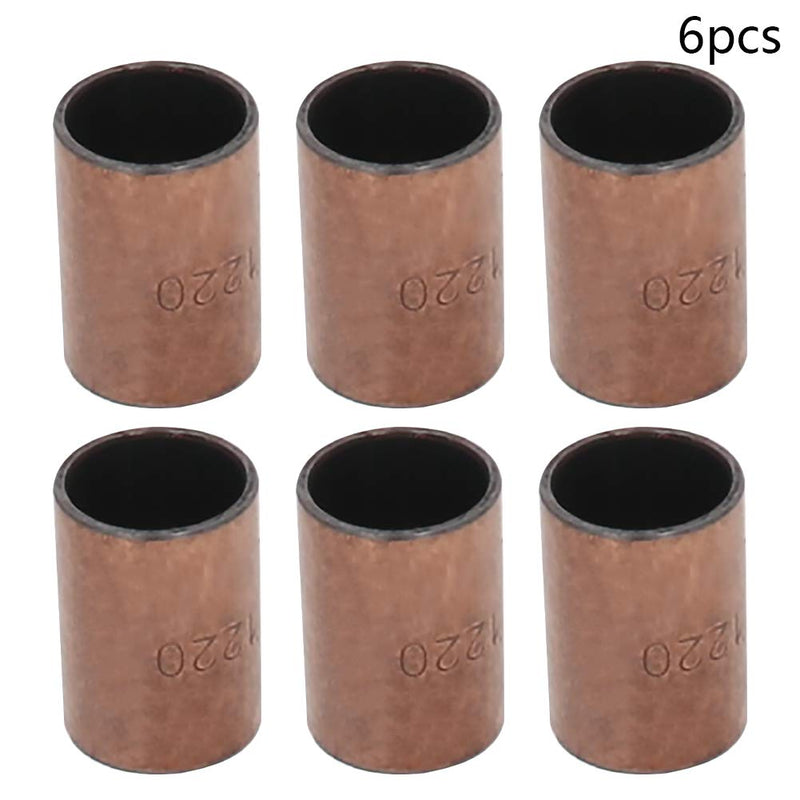 [Australia - AusPower] - Bettomshin 6Pcs Sleeve Bearing, 12mm Bore 14mm OD 20mm Length, Plain Bearings Wrapped Oilless Bushings for Sliding Parts of Machinery, Printing Presses, Textile Machines 