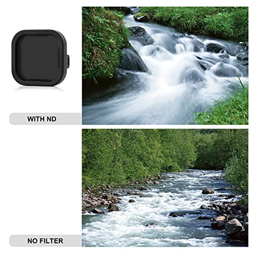 SOONSUN 4-Pack ND & CPL Lens Filter Set for GoPro Hero 12 11 10 9 Black 4-Pack ND Filters for Hero 9 10 11 12 Black