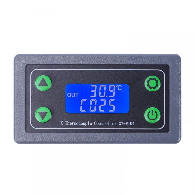 [Australia - AusPower] - DONGKER XY-WT04 High Temperature Digital Thermostat,-99-999 ℃ 1m K-Type Thermocouple Temperature Sensor LCD Display 10A Relay Switch Controller 
