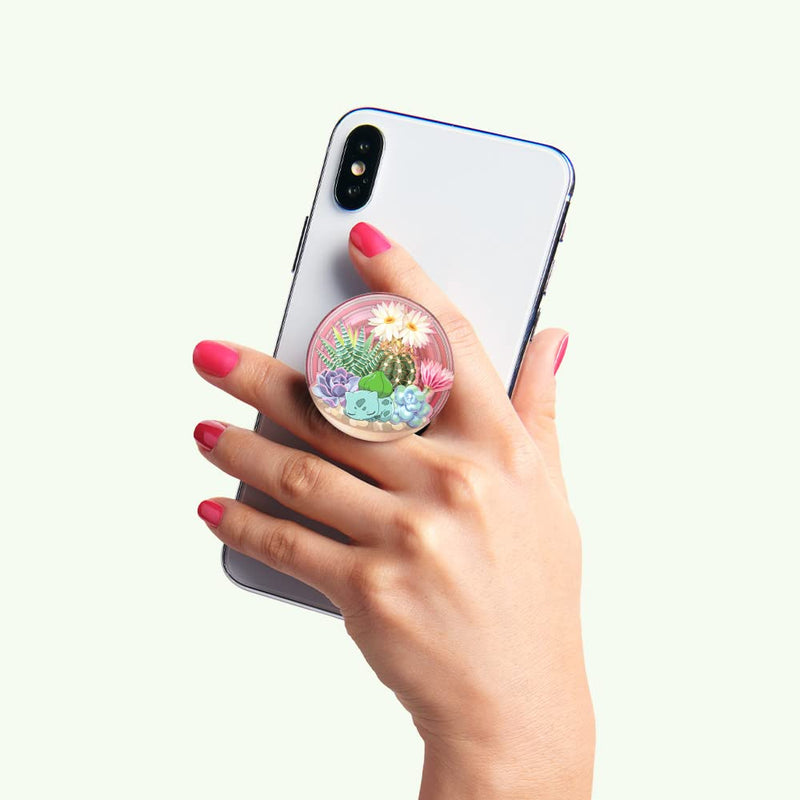 [Australia - AusPower] - PopSockets Phone Grip with Expanding Kickstand, Pokemon PopGrip - Bulbasaur Terrarium Adhesive 