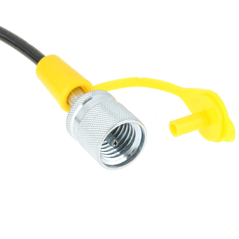 [Australia - AusPower] - Hydraulic Pressure Test Kit 40mpa Hydraulic Pressure Gauge 60p Hydraulic Pressure Test Kit,Hydraulic Hose Test Point Coupling M16*2-BSP1/4 + 0~600BAr 8500PSI Gauge Hose 