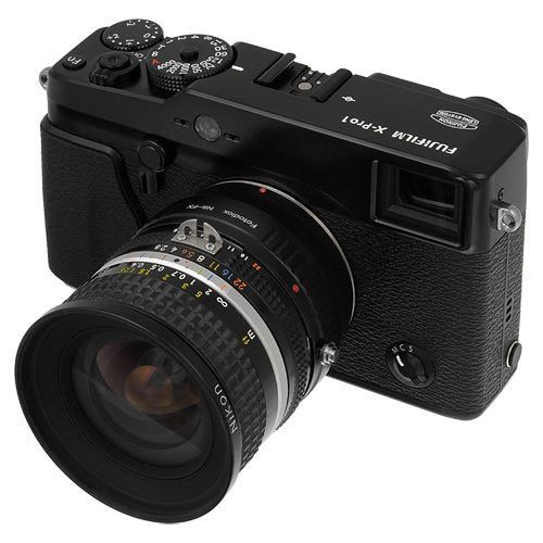 Fotodiox Lens Mount Adapter for Nikon NIKKOR F Lens to Fujifilm Fuji Camera Nikon F Standard