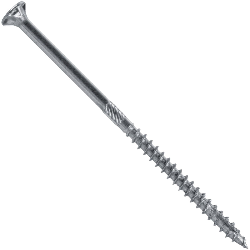 #10 x 4 Silver Star Stainless Steel Wood Screw Torx/Star Drive Head - Grade 305 Stainless Steel Torx/Star Drive Wood Screws - (1 Pound - 56 Approx. Screw Count) #10 x 4"1 POUND - 56 Approx. Screws
