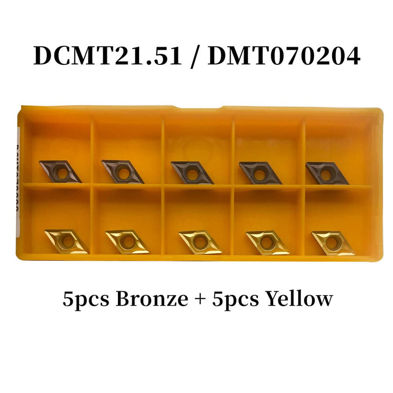 [Australia - AusPower] - 3pcs 95° Turning Boring Bars Turning Tool Holder S08K/S10K/S12M-SDJCR07 Shank Dia 1/3" 3/8" 1/2" Right Hand + 10pcs DCMT21.51 DCMT070204 Carbide Turning Insert for Steel and Stainless Iron 3pcs boring bars + dcmt21.51 