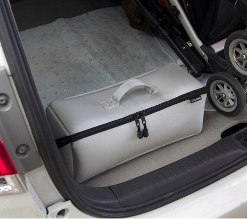 フジ矢 ヒッポケース(布製工具ケース) Out side dimension : H 10.6×W 4.3×D4.3(inch) Gray