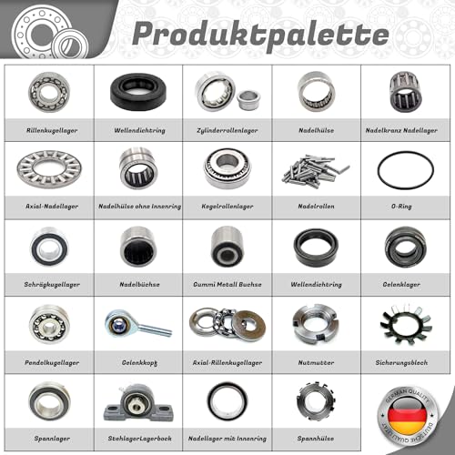 Linear Ball Bearing KH1228 PP 12 x 19 x 28 mm - High Precision, Heavy Duty and Low Friction Linear Bearing for Machines & Automation