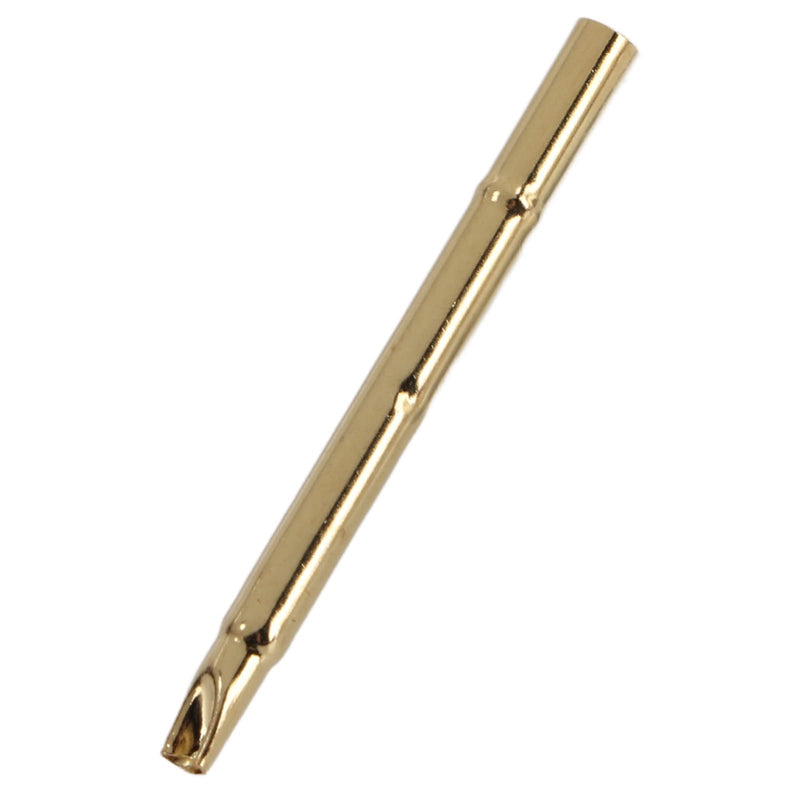 [Australia - AusPower] - FILFEEL R125-4S 100Pcs Spring Test Probe Sleeve, 2.4mm Probe Sleeve Drilling Size, Brass Testing Pin Spring Probe Set for P125 Series Pin 