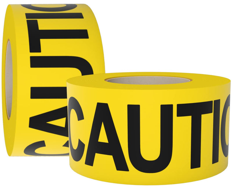 Caution No Parking Tape & 2 Pack of Caution Tape 3 inch x 1000 feet • Tear Resistant Design.