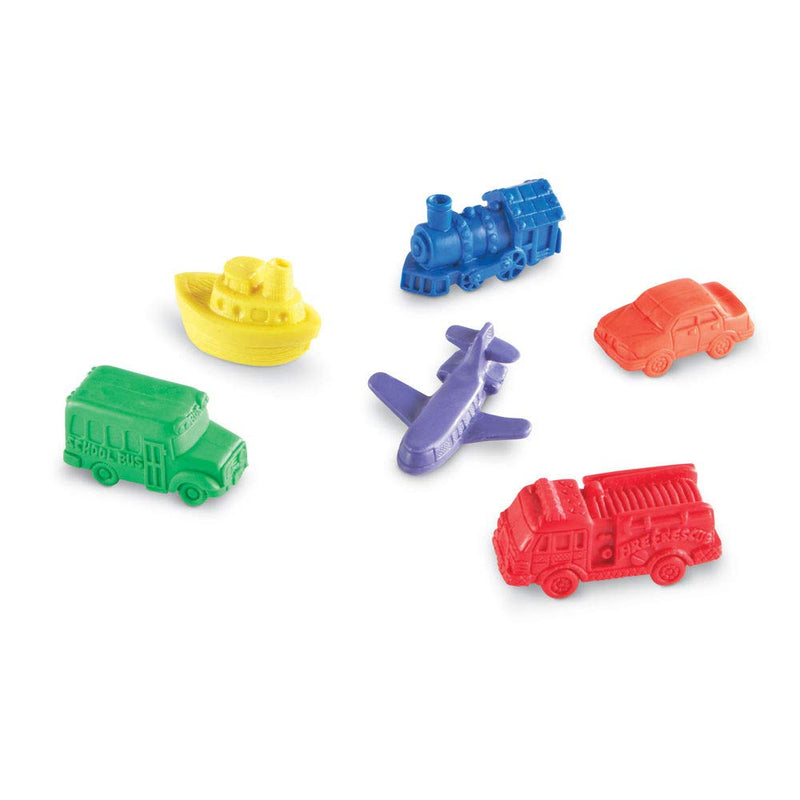 [Australia - AusPower] - Learning Resources Mini Motors Counting and Sorting Fun Set - 72 Pieces, Ages 3+ Car Counters for Kids, Preschool Math Counters, Math for Preschoolers 