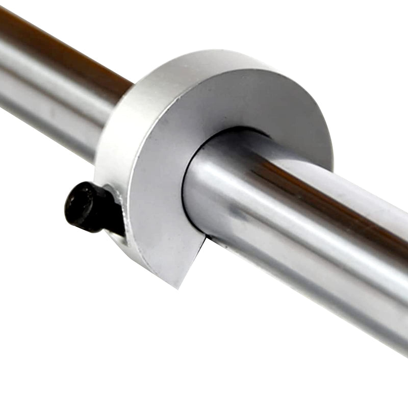 [Australia - AusPower] - (Pack of 4) Shaft Collar Set for Linear Rail SBR20, All in One Clamp-on Shaft Collar with M4 Set Screw, Bore 20mm, OD 40mm, Thickness 12mm 20mm Bore Size 