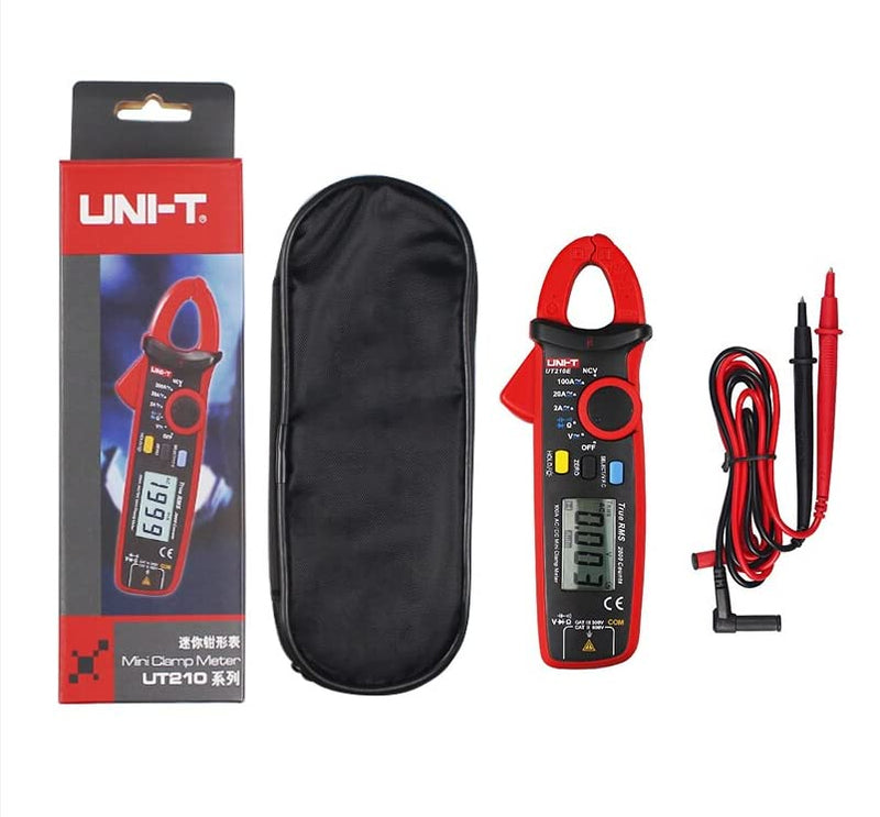 [Australia - AusPower] - UNI-T UT210B Clamp Meter Digital Pliers Ammeter Voltmeter Professional Electrician Tester Multimeter 