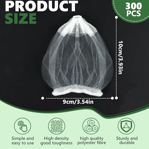 Pack of 300 Disposable Sink Strainer Bags, Sink Filter, Kitchen Sink Strainer, Disposable | for sink garbage bags kitchen sink strainer bag filter bags polyester sink strainer for kitchen, sink, bathroom