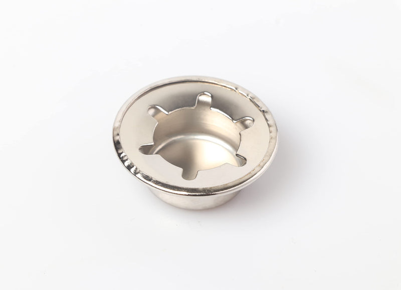 [Australia - AusPower] - (4-Pack) Spring Steel Push On Pushnut Caps with Mechanical Zinc Plating-Permanent Washer Caps Fits 1/2” Axles for Hand Trucks, Rolling Bins, and Lawn Wagons-Perfect Alternative for Cotter Pins 1/2“ 