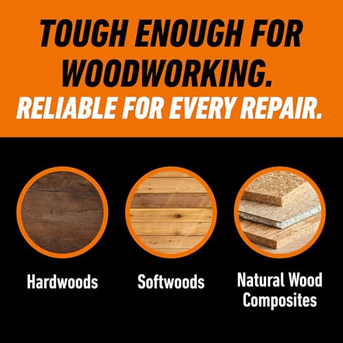 GORILLA Ultimate Waterproof Wood Glue, natural color, 18 oz bottle