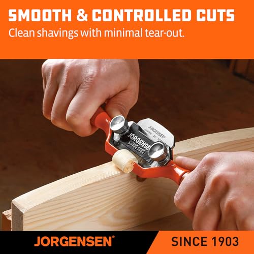 Jorgensen No.59F spokeshave stainless steel hand planer for woodworking, smoothing plane tool