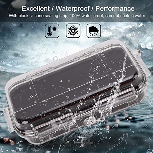 Alomejor compact EDC storage box with anti-skid rubber pad for camping, hiking, and water sports gear