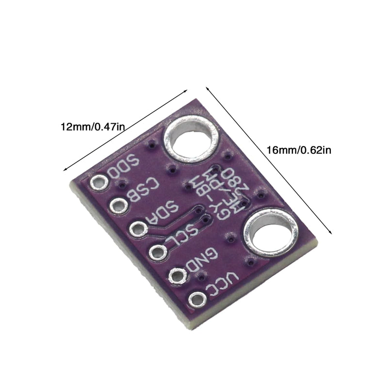 [Australia - AusPower] - 6pcs BMP280-3.3 High-Precision Barometric Pressure Module IIC/SPI Communication Replacement for BMP180 Compatible with Arduino 