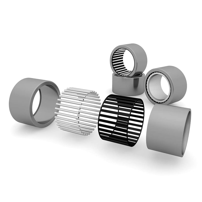 [Australia - AusPower] - uxcell B1616 Needle Roller Bearings, Full Complement Drawn Cup, Open, 1-inch I.D. 1-1/4-inch OD 1-inch Width 15600N Static Load 8090N Dynamic Load 5200Rpm Limiting Speed 2pcs 1x1-1/4x1" 