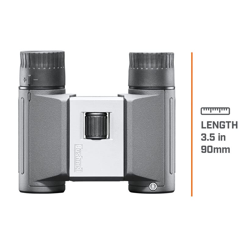 Bushnell Powerview 2 8x21 Binoculars, Compact Folding Binoculars with Roof Prism Design, For Birdwatching, Outdoor Sports, Concerts