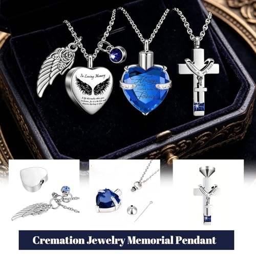 12Pcs Small Urn Cremation Jewelry Necklaces for Ashes Stainless Steel Keepsake Urns Memorial Locket Mini Ash Holders Waterproof for Human Adult Female Male Family Loved One ﻿ (12Pcs-Purple) 12pcs-purple