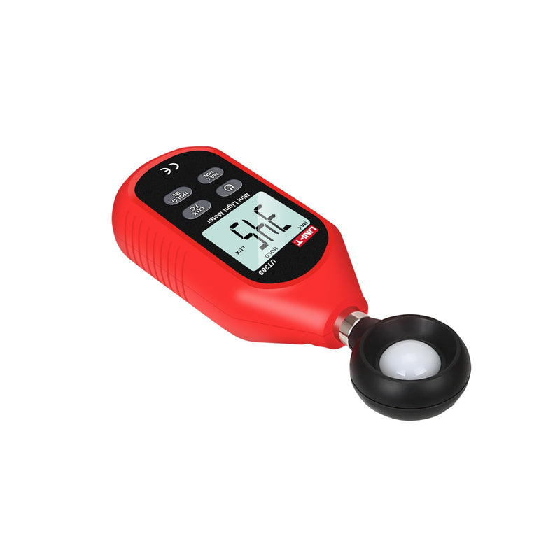 UNI-T UT383 Light Meter Lux Meter Lumens Digital Illuminance Meter 0~199,900 Lux (0~18,500 FC) Foot Candles Luxmeter for Film Photography Plants Photometer Lighting Intensity Brightness Measurement